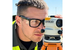 New Besting Selling PC Material Anti-Fog Anti-Crash Full-Frame Eye Protection Clear Lenses Black Side Shield Safety Glasses