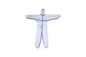 CE CAT III PPE Working Wear Uniform Safety Clothing Nonwoven Adult Antistatic Sterile Cleanroom Chemical Protective Coverall