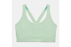 High Support Breathable Spandex/Nylon Sports Bra for Women with Removable Chest Pad and Front Logo Comfort During Fitness