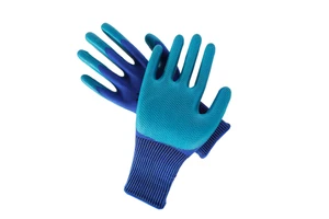 Anti-Slip Nitrile Work Gloves Personal Care Comfortable Soft Latex Coated Anti-Puncture Fingertips Nylon Lining EN388 Safety