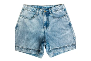 Women's Girl Blue High Wait Denim Jeans Shorts