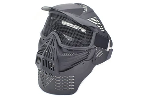 Action Union Tactical Full Face Masks Steel Mesh Protective Shield Full Face Masker for Outdoor CS Game