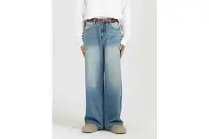 Men's Plus Size Breathable Baggy Jeans Oversized High Street Style Hip Hop Denim Pants