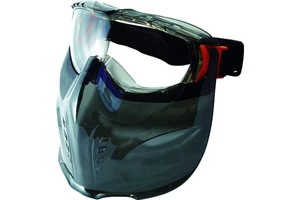 TRUSCO TSG-501TV Safety Goggles with Clear 2.0mm Thick Lens and Lens Exchange for Eye Protection
