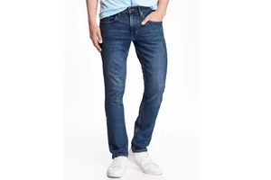 Denim Jeans Pant for Men Casual Denim Pants Men Slim Fit Stretch Streetstyle Jeans for sale