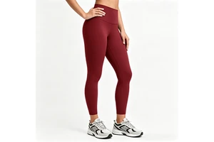 Sustainable Bamboo Cotton Yoga Leggings Skin Friendly Workout Tights Breathable Yoga Pants for Women