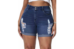 Denim Women's Regular Jeans Shorts Color Short Denim Ripped Jean Women Tight Jeans Denim Shorts Wholesale