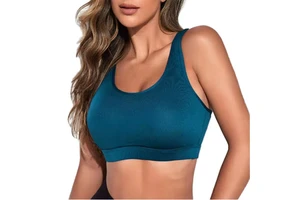 High Quality Women Sport Bra Solid Front Seamless Breathable High Support Gym Bra Fitness Activewear Yoga Running Training