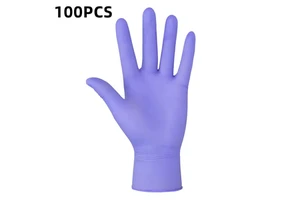 OEM Disposable Safety Nitrile Gloves CE Certified Food Grade 240mm Length Latex Free Tattoo Gloves