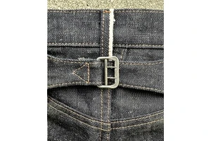 Bull Selvage Denim Men's Slim Fit Straight Leg Korean Style Casual Japanese Mid Waist Breathable Solid Spring Jeans