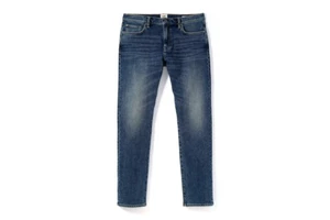 Classic Men Denim Pants Regular Fit Durable Comfortable Fabric Perfect for Work Travel Streetwear and Daily Use