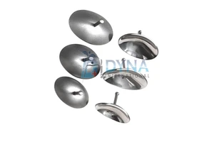 High Quality 6pcs Corneal Eye Shield Protector Set, Manual Steel Class I Reusable Laser Eye Shields Plastic Surgical Instruments
