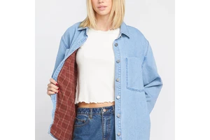 Denim Jeans Jacket Wholesale Price Ladies Denim Jacket Woman Custom Brand & Logo Women's Washed Denim Jackets