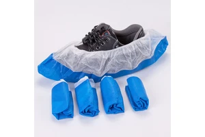 Factory Wholesale Disposable Anti-Slip Safety Shoe Covers Thickened Enlarged Semi-Coated New Improved Shoe Covers