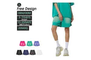 Men's Vintage Summer Heavyweight Knitted Dark Washed Denim Shorts | American-style Drawstring Shorts Mid Waist