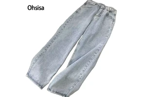Women Lady Girls Straight-leg, High-waisted Hot Sale Fashion Summer Elegant Denim Pants Micro-pants Mid-waist Women's Jeans