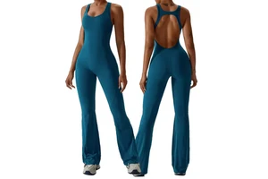Custom Women Quick Jumpsuits Playsuits Bodysuits One Piece Workout Jumpsuit Sports Fitness