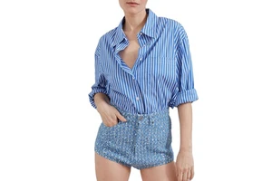Fashion Custom Sequin Embellished Soft Denim Shorts Hot Sale High Quality High Waist Women's Jeans Shorts