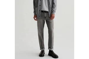 Factory Heavyweight Stretch Breathable Male Denim Trousers Classic Slim Straight Mens Jeans