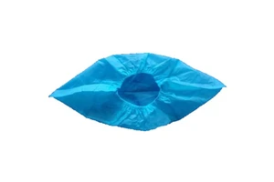 JEJOR Manufacturer Wholesale 2.5g 15x36cm Plastic Disposable Blue Medical Safety Cleanroom Pvc PE CPE Shoe Cover