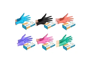Low Price 100% Nitrile Disposable Safety Gloves Nop-slip Dust-free 9 Inch Nitrile Glove