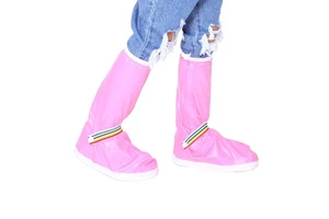 Foldable Non-Slip Safety Waterproof Rain Boot PVC Overshoe Shoe Cover