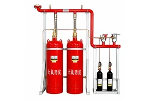 Automatic FM200 Gas Fire Extinguishing System 42 Bar Total Flooding System for Electrical Room Power Room