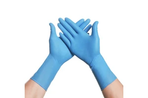GLOVEMAN Wholesale Blue Powder Free Non-Medical High Quality Household Disposable Nitrile Gloves