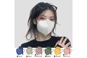 Wholesale KN95 Adult 4ply Protective Mask Breathable 3d Facemask with Stocks