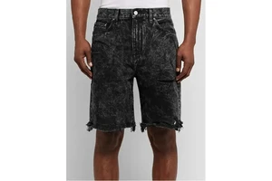 Unique Pattern Breathable Men's Denim Shorts Good Quality Short Jeans Men Cotton Straight Short Jeans Low Price Factory Stock