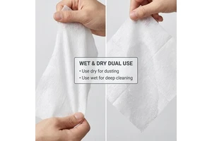 Industrial Disposable Lint-Free Non-Abrasive Low Residue Polyester Non-Woven Paper Cleanroom Wipes 25cmx25cm Cleanliness 1000