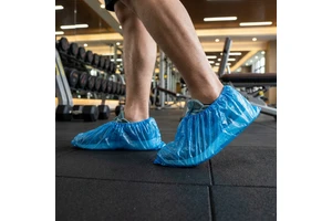 Disposable CPE Shoe Cover Safety Plastic Anti-slide Overshoes PE Non slip Shoe Covers Wholesale CE Shoe Upper