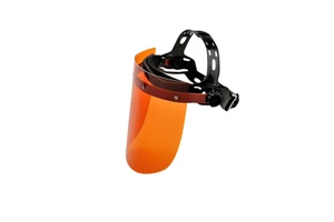 Factory Customized Anti Splash Resistant Chemical Orange Adjustable Full Face Shield