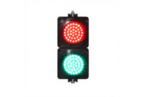 Compact Slim LED Traffic Light PC Material Steady on Easy Installation Wall Mounted for Garage Workshop Factory
