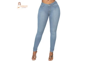 High Quality Fashionable New Arrival Women's Straight Denim Jeans Breathable Hole Slim Fit Cheap Price Plus Size Hot Selling