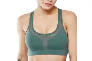Comfortable Sports Bra Women Gym Yoga Running Fitness Breathable Seamless Workout Bra High Impact Gym Sports Bra