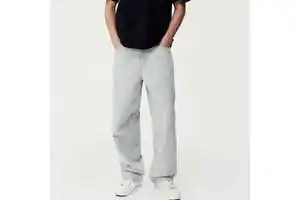 Men Loose Fit Jeans Pants Denim Trousers for Casual Outdoor and Daily Wear