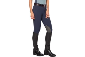 New Style Horse Knee Patch Riding Breeches With Pocket And Leather-like Grip Women Equestrian Pants