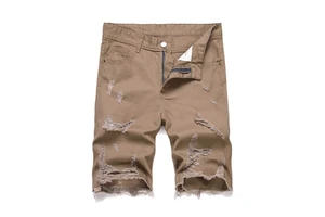 Men Denim Shorts Summer Thin Men's Jeans Shorts Cotton Short Straight Casual Denim Short