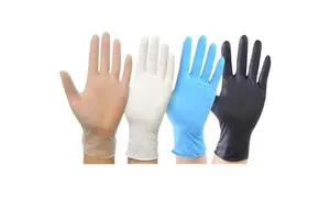 Durable Food Grade Nitrile Gloves Medical Surgical Use Powder Free Quick Dry Flexible Breathable Disposable Hand Safety