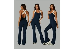 ZJ0304 New Design Bodysuit Gym Fitness Active Wear One Piece Sports Jumpsuit for Women