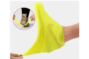 Foldable Anti-Slip Cases Waterproof Shoes Protector Reusable Unisex PVC Kids Rain Boots Shoe Covers