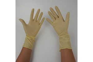 12inch Disposable Safety Gloves Durable Latex Anti-Static Powder-Free Slip-Resistant for Cleanroom Class 1000 High Elasticity