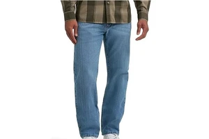 Mens Boot Cut Denim Jeans Slightly Pants Flared Slim Fit Blue Denim Pants Trousers Designer Classic Fit Stretchy Jeans Pants