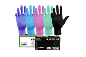 Powder-free Latex-free Cleaning Food Service Manicure Beauty Salon Nail Barbershop Tattoo Nitrile Glove Disposable Nitrile Glove