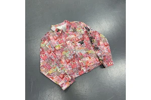Custom High Quality Fashion Vintage Men's Embroidery Jackets Denim Mens Full Print Jean Jacket