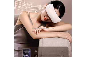 Wireless Eye Massager With Bluetooth Music For Migraines And Reduce Eye Strain Heated Vibrate Massager To Improve Sleep