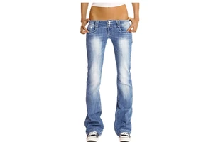 Fashion Bootcut Hipster Low Rise Elasticity Women Jeans