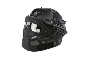 Tactical Helmet Fast PJ Low Carbon Steel Wire Safety Helmet Short Vents Safety Outdoor Aramid Covers Fast Full Face Helmet