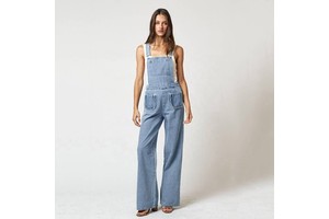 Work Wear Spring Fashion Design Washed Denim Jeans Overall Rompers Jumpsuits for Women 2023
